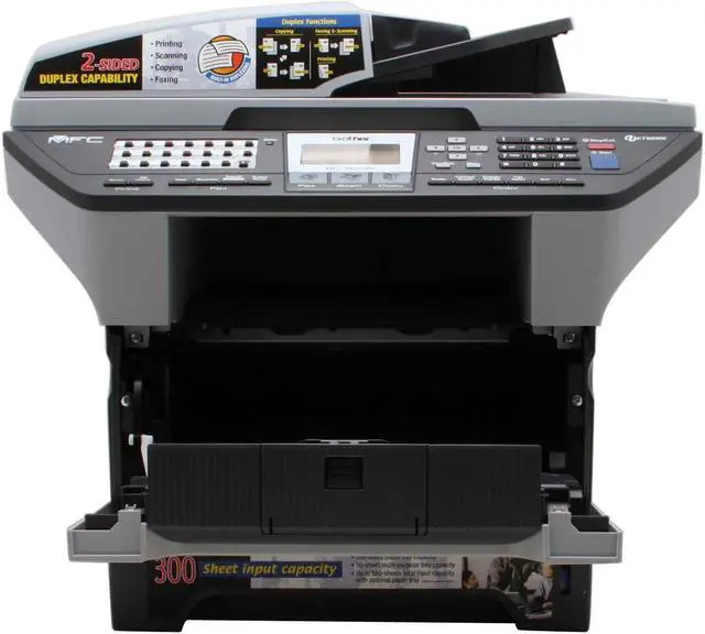 Alt view image 7 of 14 - Brother MFC Series MFC-8860DN MFC / All-In-One Up to 30 ppm Monochrome Ethernet (RJ-45) / LPT / USB Laser Printer