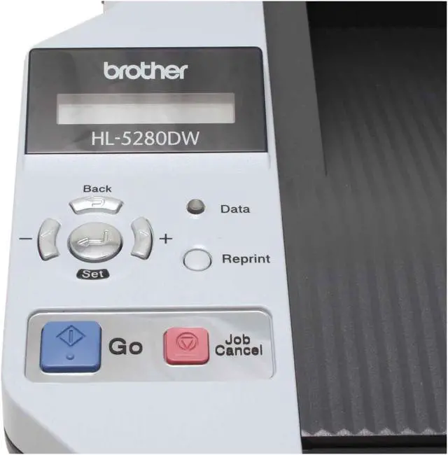 Alt view image 5 of 12 - Brother HL-5280DW Workgroup Up to 30ppm; up to 13 sides per minute in duplex mode Monochrome Ethernet (RJ-45) / LPT / USB / Wi-Fi Laser Printer