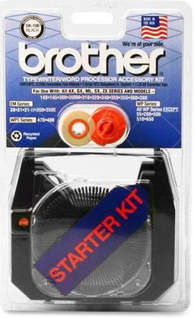 ^_^ BROTHER Correctable Film Ribbon 1030 Black for Brother AX GX