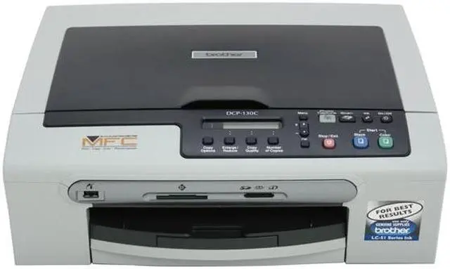 Alt view image 2 of 15 - Brother DCP series DCP-130C Up to 25 ppm Black Print Speed 6000 x 1200 dpi Color Print Quality USB InkJet MFC / All-In-One Color Printer