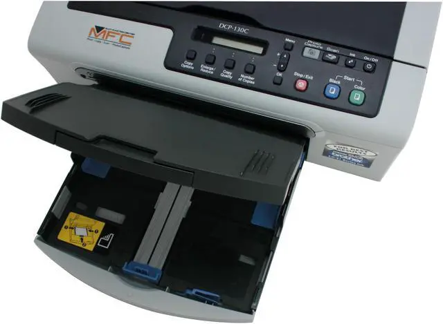 Alt view image 7 of 15 - Brother DCP series DCP-130C Up to 25 ppm Black Print Speed 6000 x 1200 dpi Color Print Quality USB InkJet MFC / All-In-One Color Printer