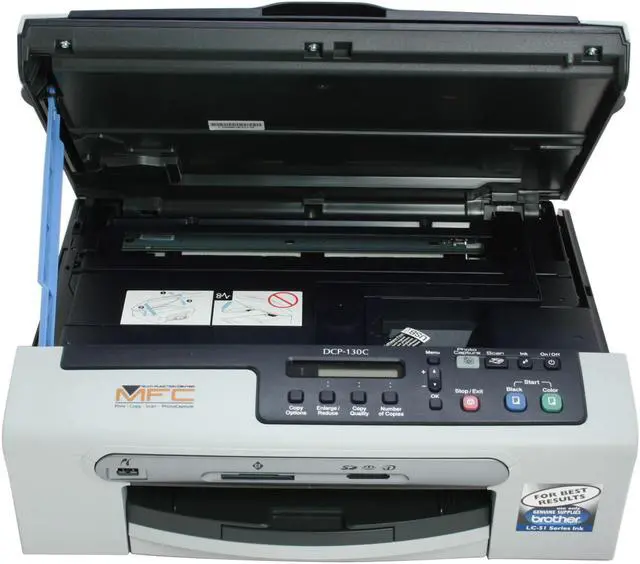 Alt view image 8 of 15 - Brother DCP series DCP-130C Up to 25 ppm Black Print Speed 6000 x 1200 dpi Color Print Quality USB InkJet MFC / All-In-One Color Printer