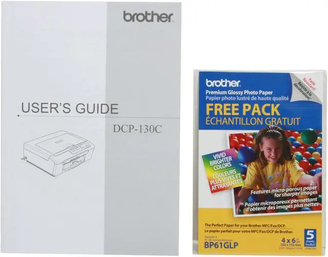 Alt view image 12 of 15 - Brother DCP series DCP-130C Up to 25 ppm Black Print Speed 6000 x 1200 dpi Color Print Quality USB InkJet MFC / All-In-One Color Printer