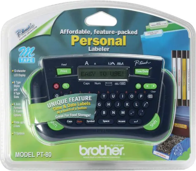 Main image of Brother PT-80 7.5 mm / sec 230 dpi Label Printer