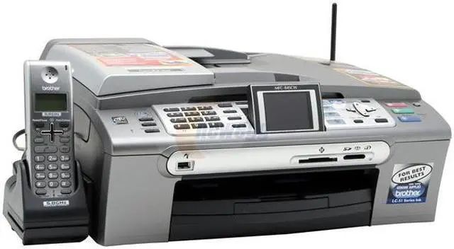 Alt view image 4 of 18 - Brother MFC series MFC-845cw up to 27ppm Black Print Speed 6000 x 1200 dpi Color Print Quality Ethernet (RJ-45) / USB InkJet MFC / All-In-One Color Printer
