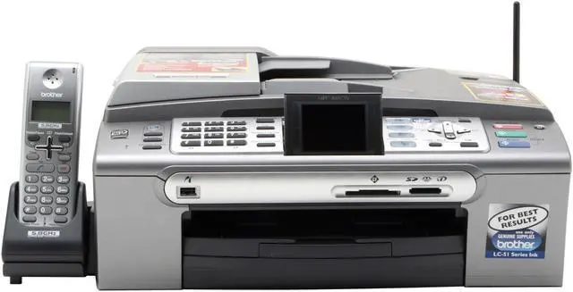 Alt view image 3 of 18 - Brother MFC series MFC-845cw up to 27ppm Black Print Speed 6000 x 1200 dpi Color Print Quality Ethernet (RJ-45) / USB InkJet MFC / All-In-One Color Printer