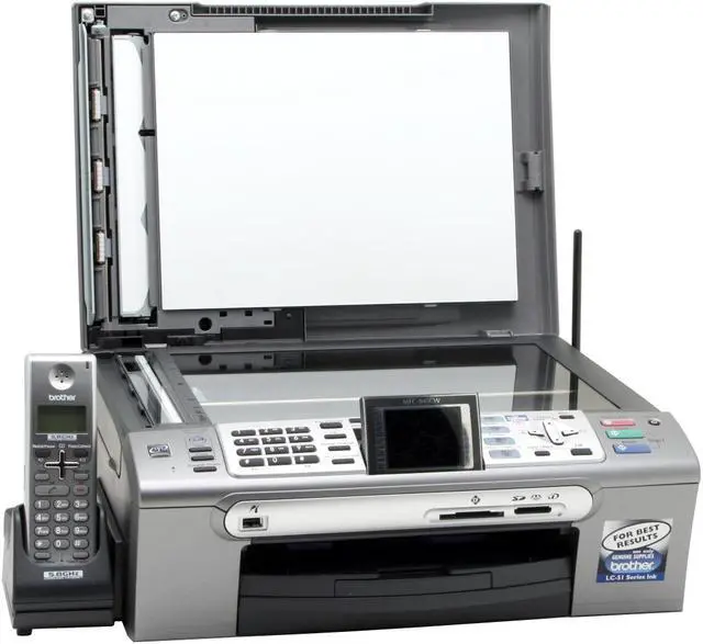Alt view image 5 of 18 - Brother MFC series MFC-845cw up to 27ppm Black Print Speed 6000 x 1200 dpi Color Print Quality Ethernet (RJ-45) / USB InkJet MFC / All-In-One Color Printer