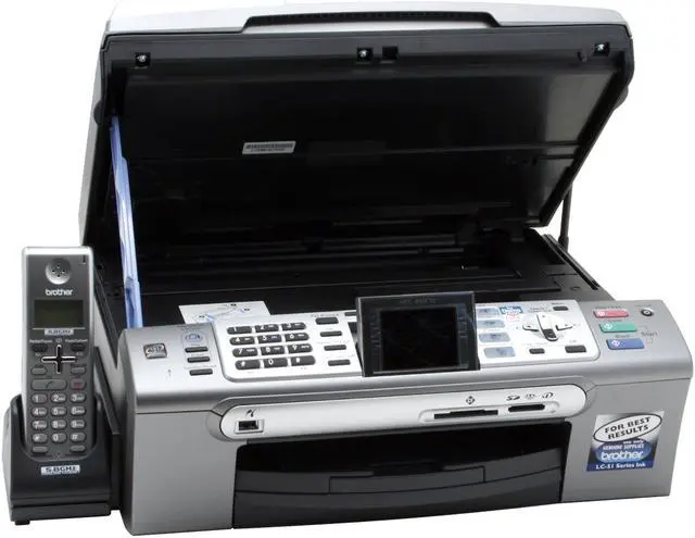 Alt view image 8 of 18 - Brother MFC series MFC-845cw up to 27ppm Black Print Speed 6000 x 1200 dpi Color Print Quality Ethernet (RJ-45) / USB InkJet MFC / All-In-One Color Printer