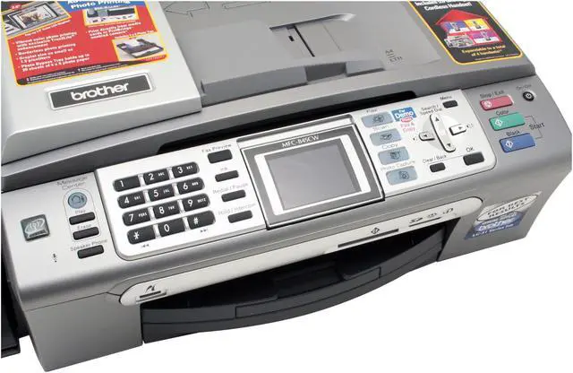 Alt view image 9 of 18 - Brother MFC series MFC-845cw up to 27ppm Black Print Speed 6000 x 1200 dpi Color Print Quality Ethernet (RJ-45) / USB InkJet MFC / All-In-One Color Printer