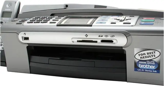 Alt view image 10 of 18 - Brother MFC series MFC-845cw up to 27ppm Black Print Speed 6000 x 1200 dpi Color Print Quality Ethernet (RJ-45) / USB InkJet MFC / All-In-One Color Printer