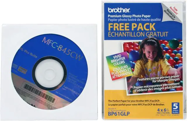 Alt view image 13 of 18 - Brother MFC series MFC-845cw up to 27ppm Black Print Speed 6000 x 1200 dpi Color Print Quality Ethernet (RJ-45) / USB InkJet MFC / All-In-One Color Printer