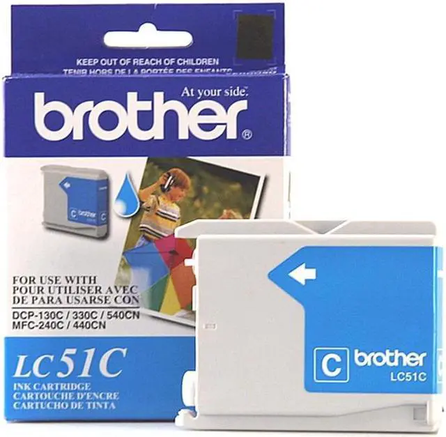 Alt view image 2 of 2 - Brother LC51C Innobella Ink Cartridge - Cyan