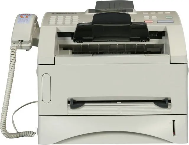 Alt view image 2 of 10 - Brother IntelliFax-4100e 33.6Kbps High-Speed Business-Class Laser Fax