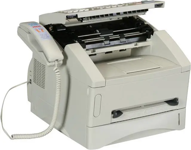 Alt view image 7 of 10 - Brother IntelliFax-4100e 33.6Kbps High-Speed Business-Class Laser Fax