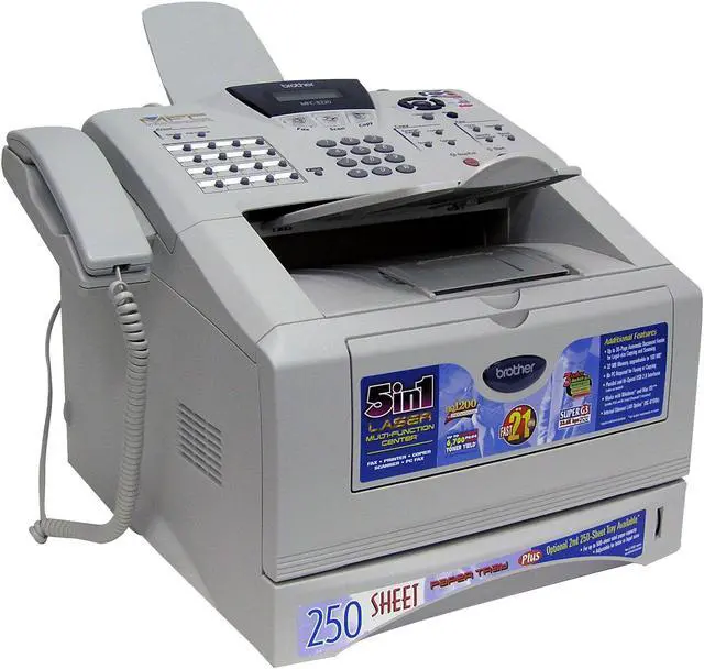 Alt view image 4 of 9 - Brother MFC-8220 Business Monochrome All-in-One Laser Printer