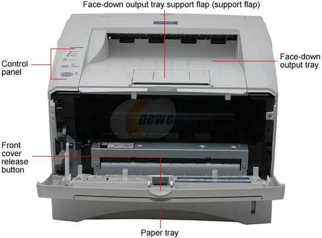 Alt view image 4 of 10 - Brother HL Series HL-5140 Personal Up to 21 ppm Monochrome LPT / USB Laser Printer