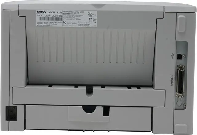 Alt view image 7 of 10 - Brother HL Series HL-5140 Personal Up to 21 ppm Monochrome LPT / USB Laser Printer