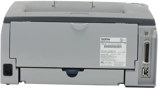 Alt view image 6 of 9 - Brother HL Series HL-2070N Workgroup Up to 20 ppm Monochrome Ethernet (RJ-45) / LPT / USB Laser Printer