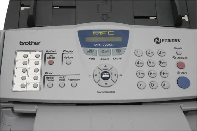 Alt view image 6 of 13 - brother MFC-7225N Up to 20 ppm Monochrome Laser Multi-Function Center