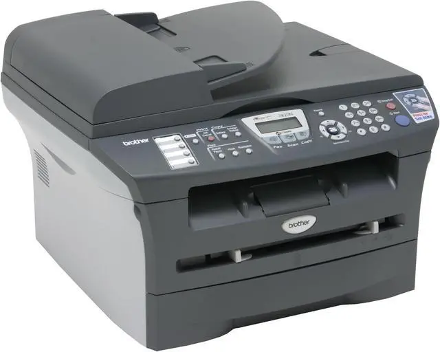 Alt view image 4 of 13 - Brother MFC Series MFC-7820N Workgroup Up to 20 ppm Monochrome Ethernet (RJ-45) / LPT / USB Laser Printer