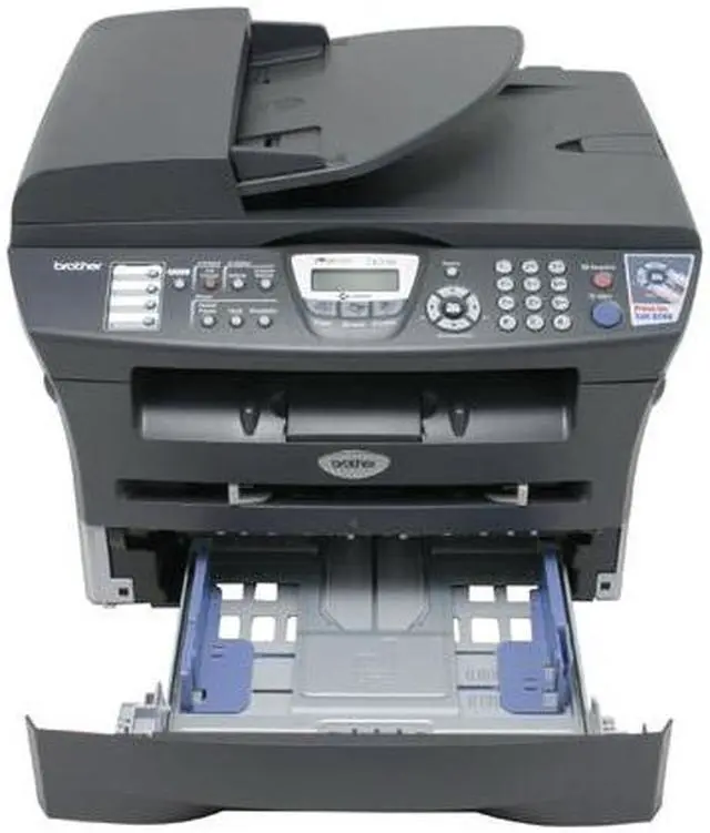 Alt view image 5 of 13 - Brother MFC Series MFC-7820N Workgroup Up to 20 ppm Monochrome Ethernet (RJ-45) / LPT / USB Laser Printer