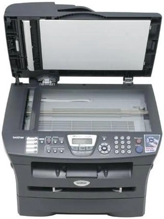 Alt view image 6 of 13 - Brother MFC Series MFC-7820N Workgroup Up to 20 ppm Monochrome Ethernet (RJ-45) / LPT / USB Laser Printer