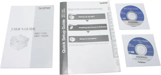 Alt view image 12 of 13 - Brother MFC Series MFC-7420 MFC / All-In-One Up to 20 ppm Monochrome LPT / USB Laser Printer