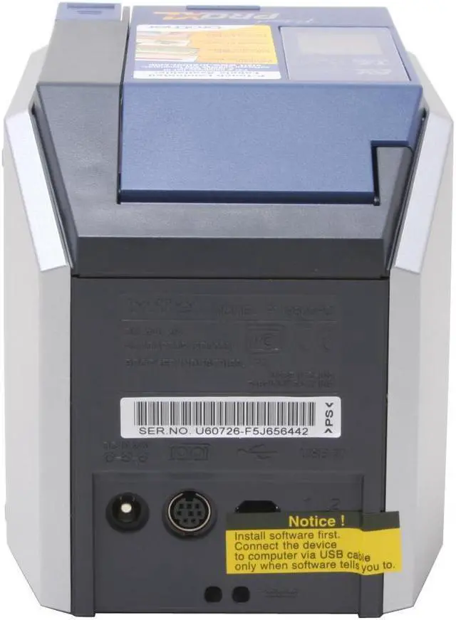 Alt view image 3 of 7 - Brother P-Touch PT-9500PC Thermal Transfer 20 mm / sec 360 dpi Label Printer