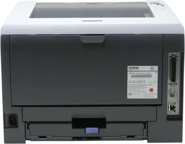 Alt view image 8 of 10 - Brother HL Series HL-5250DN Workgroup Up to 30 ppm Monochrome Ethernet (RJ-45) / LPT / USB Laser Printer