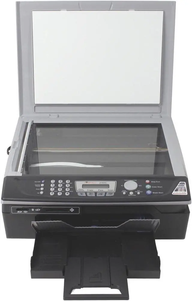 Alt view image 6 of 11 - Brother MFC series MFC-210C 20 ppm Black Print Speed 6000 x 1200 dpi Color Print Quality USB InkJet MFC / All-In-One Color Printer