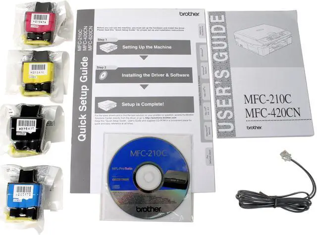 Alt view image 10 of 11 - Brother MFC series MFC-210C 20 ppm Black Print Speed 6000 x 1200 dpi Color Print Quality USB InkJet MFC / All-In-One Color Printer