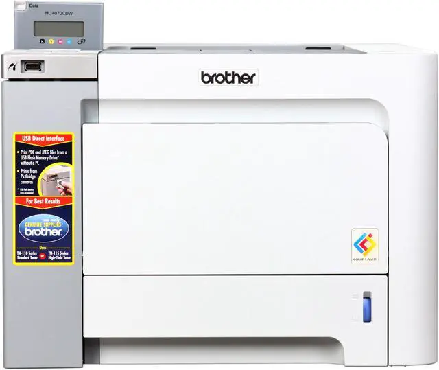 Alt view image 2 of 10 - brother HL-4070CDW Color Laser Printer with Wireless Networking & Duplex
