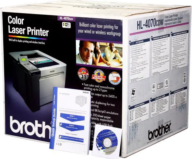Alt view image 10 of 10 - brother HL-4070CDW Color Laser Printer with Wireless Networking & Duplex