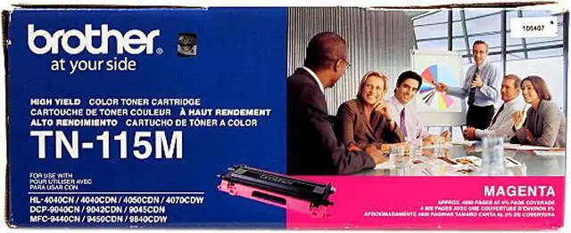 Alt view image 2 of 3 - Brother TN115M High Yield Toner Cartridge - Magenta