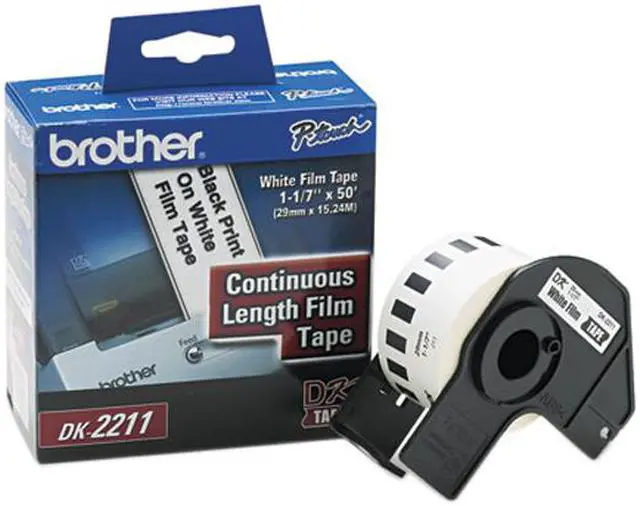 Main image of Brother Continuous Film Label Tape 1.1" x 50 ft. Roll White