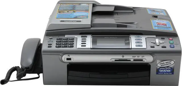 Alt view image 2 of 18 - Brother MFC series MFC-685CW Up to 30 ppm Black Print Speed Ethernet (RJ-45) / USB / Wi-Fi InkJet MFC / All-In-One Color Printer