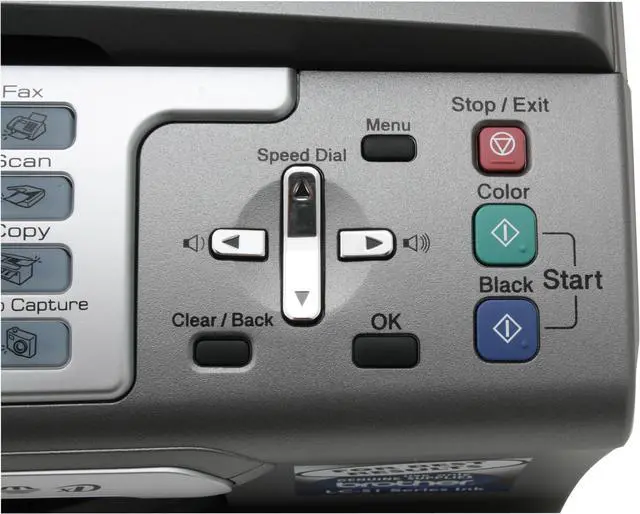 Alt view image 6 of 18 - Brother MFC series MFC-685CW Up to 30 ppm Black Print Speed Ethernet (RJ-45) / USB / Wi-Fi InkJet MFC / All-In-One Color Printer