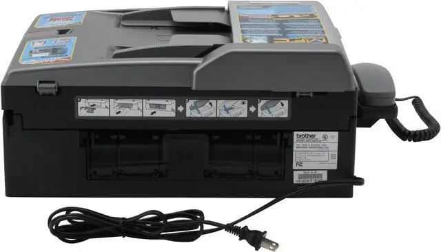 Alt view image 12 of 18 - Brother MFC series MFC-685CW Up to 30 ppm Black Print Speed Ethernet (RJ-45) / USB / Wi-Fi InkJet MFC / All-In-One Color Printer