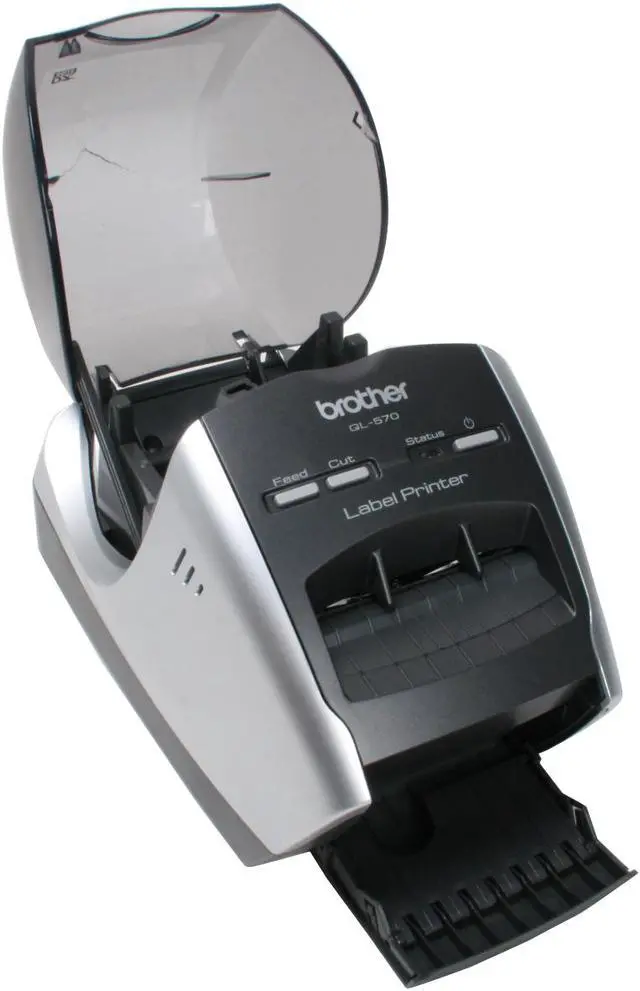 Alt view image 5 of 9 - Brother QL-570 QL-570 Professional PC Label Printer, 68 Labels/Min, 5-3/10w x 5-3/5d x 8-1/5h