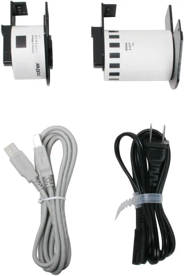 Alt view image 7 of 9 - Brother QL-570 QL-570 Professional PC Label Printer, 68 Labels/Min, 5-3/10w x 5-3/5d x 8-1/5h