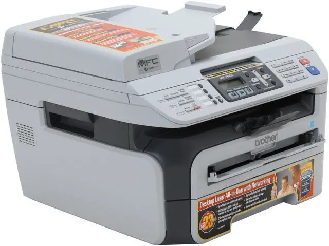 Alt view image 7 of 12 - brother MFC-7440N Monochrome Laser All-in-One Printer with Networking