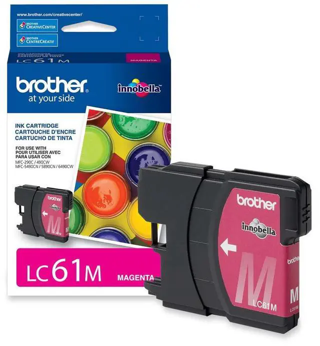 Alt view image 2 of 2 - Brother LC61M Innobella Ink Cartridge - Magenta