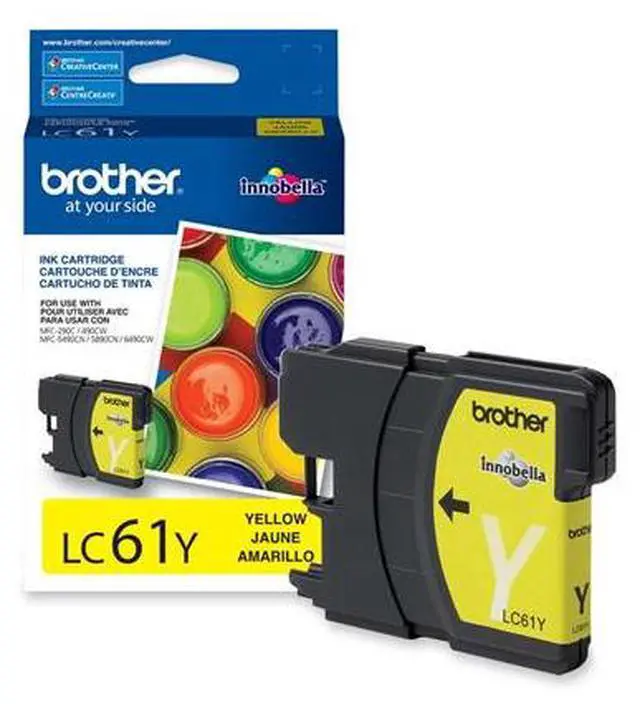 Alt view image 2 of 2 - Brother LC61Y Innobella Ink Cartridge - Yellow