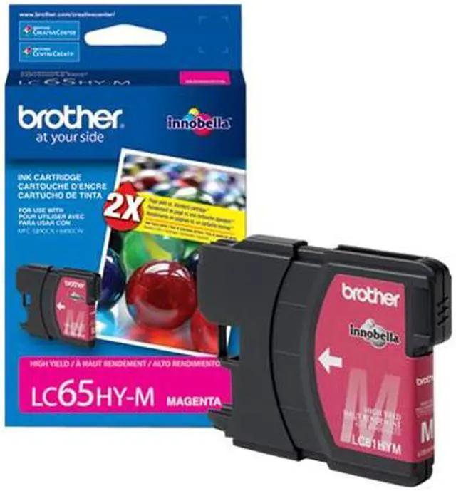 Alt view image 2 of 2 - Brother LC65HYM High Yield Innobella Ink Cartridge - Magenta