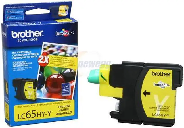 Alt view image 8 of 8 - Brother LC65HYY High Yield Innobella Ink Cartridge - Yellow