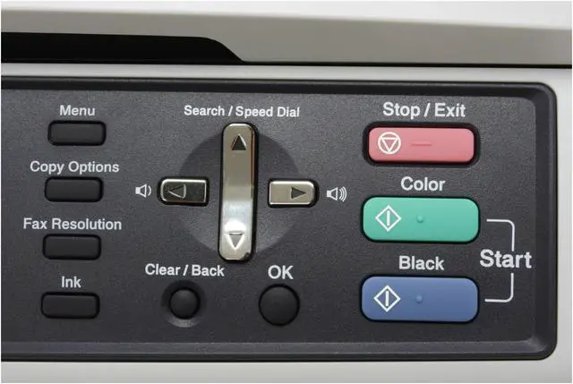 Alt view image 13 of 19 - Brother MFC series MFC-240C Up to 25 ppm Black Print Speed 6000 x 1200 dpi Color Print Quality USB InkJet MFC / All-In-One Color Printer