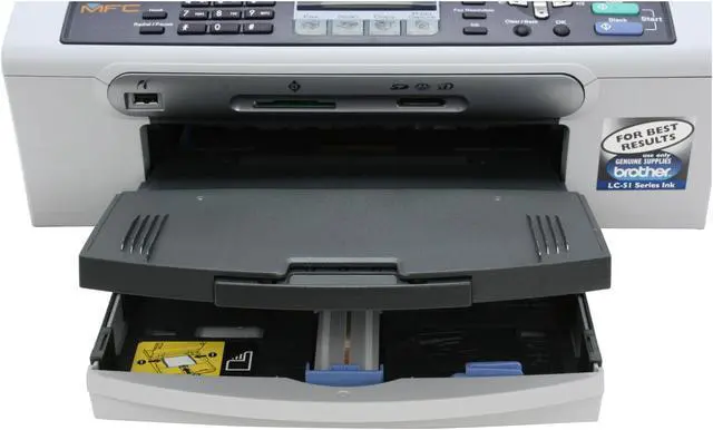 Alt view image 15 of 19 - Brother MFC series MFC-240C Up to 25 ppm Black Print Speed 6000 x 1200 dpi Color Print Quality USB InkJet MFC / All-In-One Color Printer