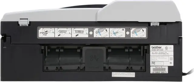 Alt view image 16 of 19 - Brother MFC series MFC-240C Up to 25 ppm Black Print Speed 6000 x 1200 dpi Color Print Quality USB InkJet MFC / All-In-One Color Printer