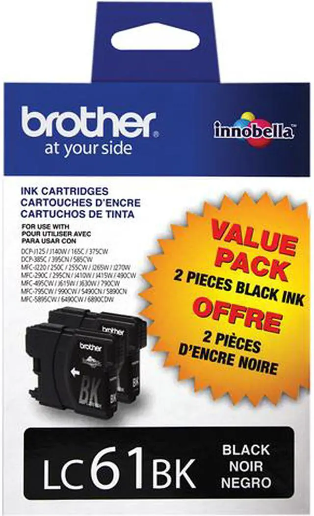 Main image of Brother LC612PKS Innobella Ink Cartridge - Dual Pack - Black