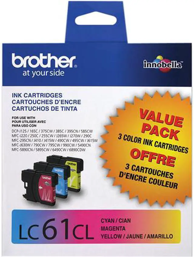 Main image of Brother LC613PKS Innobella Ink Cartridge - Combo Pack - Cyan/Magenta/Yellow